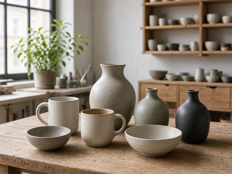Retail pots at Magic Canyon House
